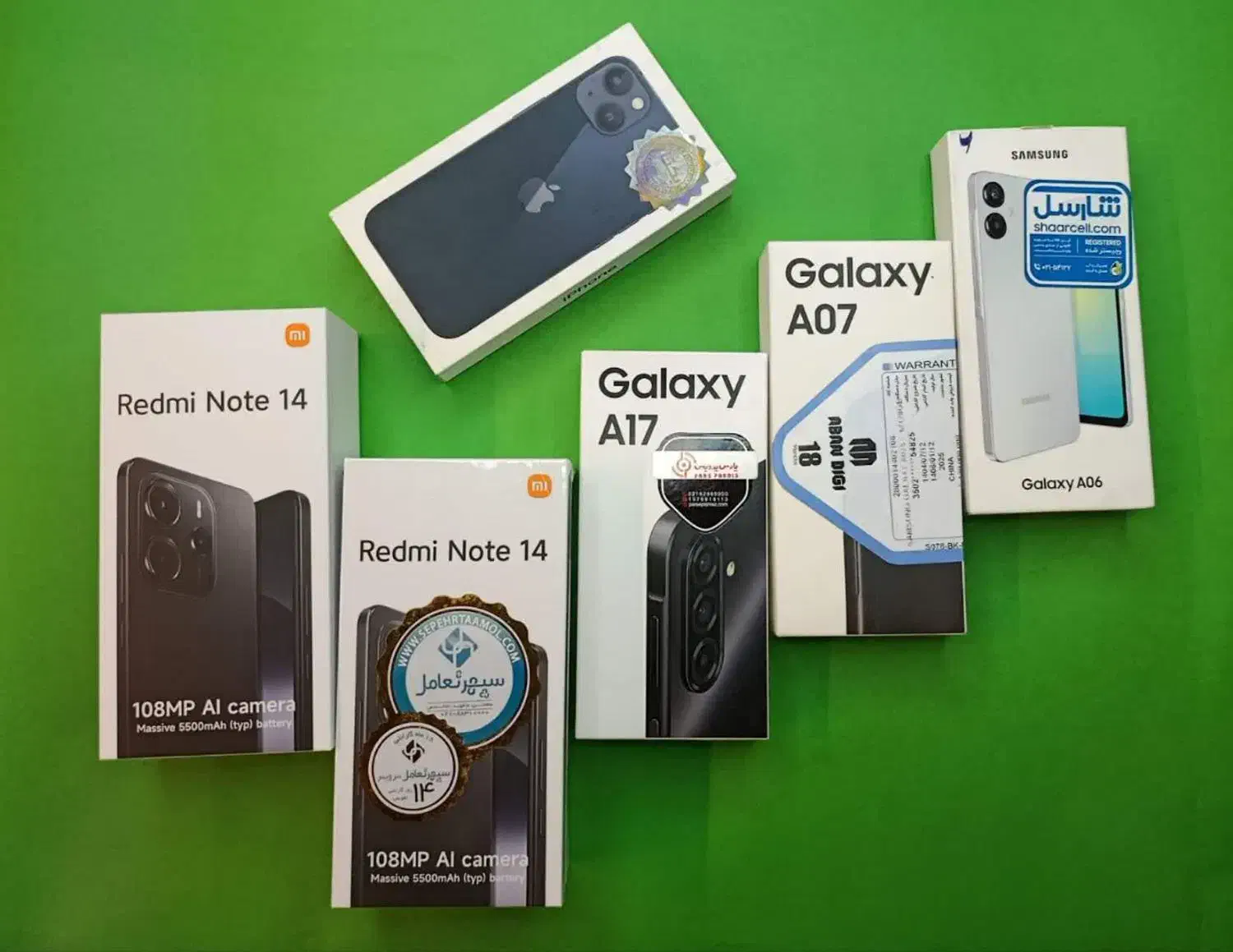 فروش انواع موبایل A06.A07.Note14.13 از دم قسط|موبایل|مشهد, اقبال|دیوار