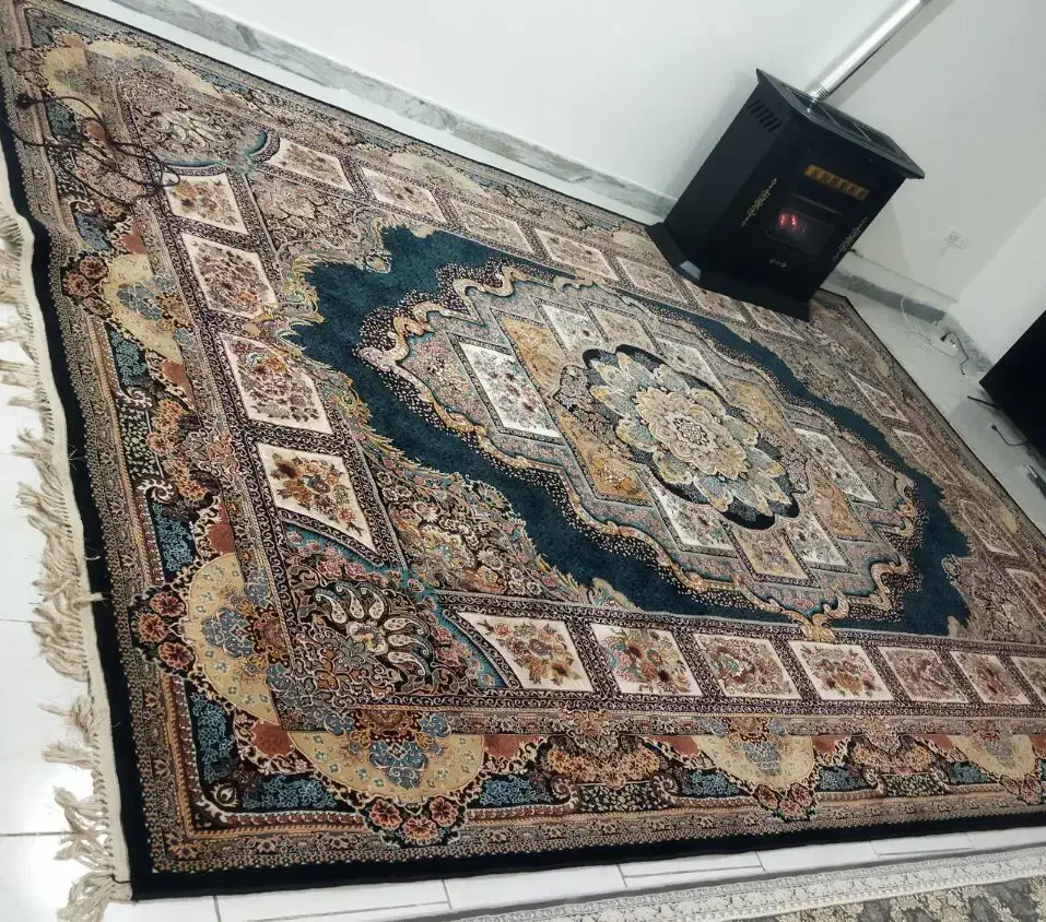 فرش ۳ در ۴|فرش|فیروزه, |دیوار