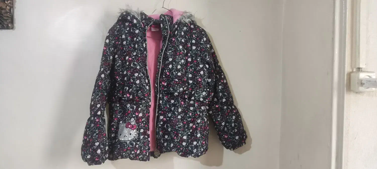 کاپشن دخترانه و شلوار اسکی مناسب ۹/۱۰ سال|کفش و لباس بچه|تهران, سردارجنگل|دیوار