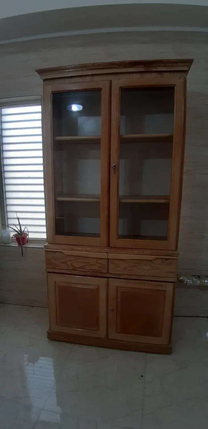 فروش کتابخانه تمام چوب|کتابخانه، شلف، قفسه‌های دیواری|زنجان, |دیوار