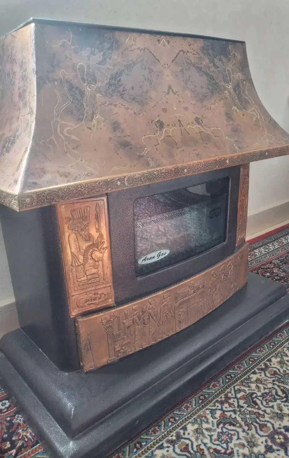 بخاری شومینه درحدنو|بخاری، هیتر، شومینه|گرمسار, |دیوار