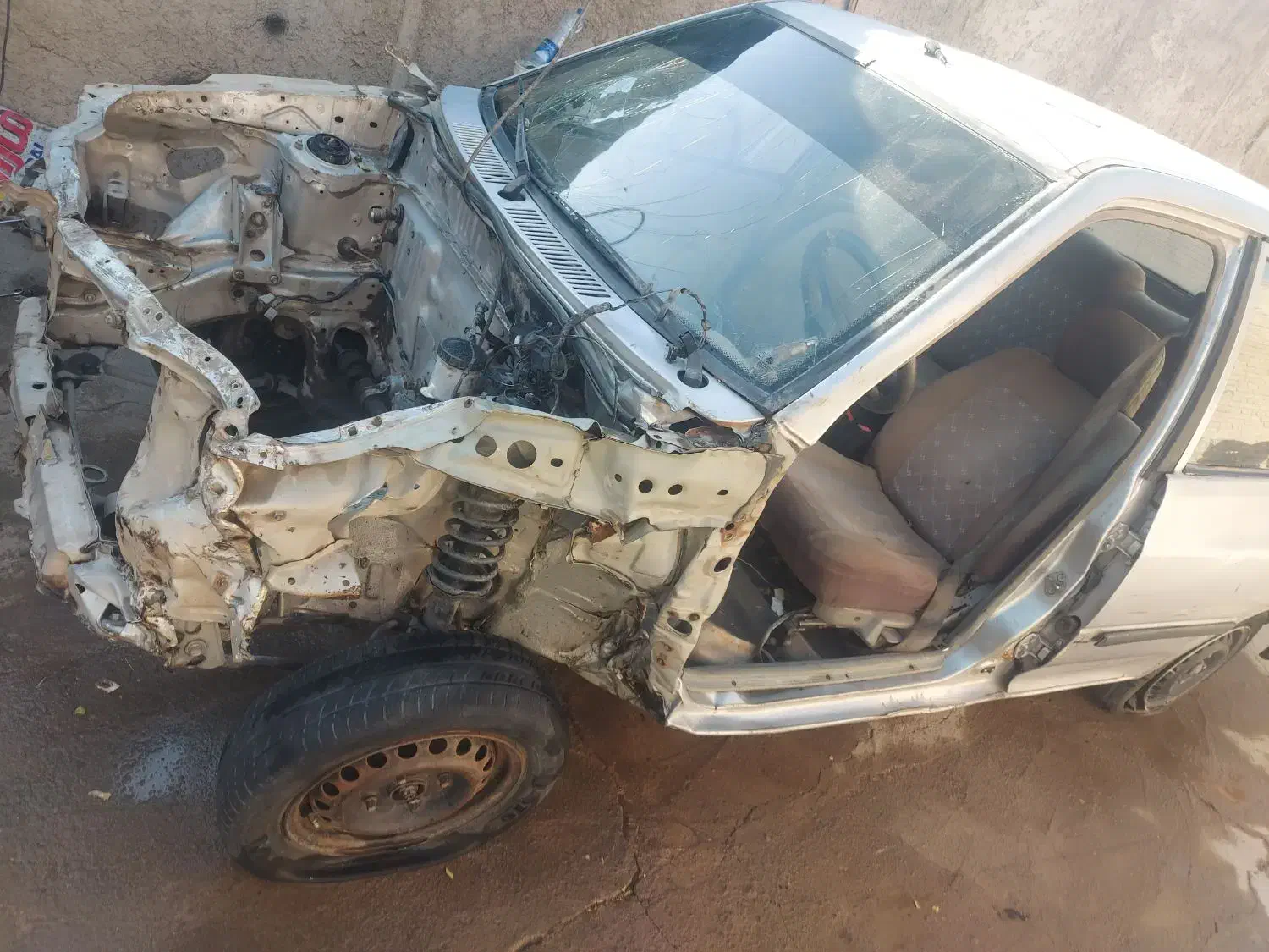 پراید تصادفی مدل ۸۶|خودرو سواری و وانت|کرمان, |دیوار