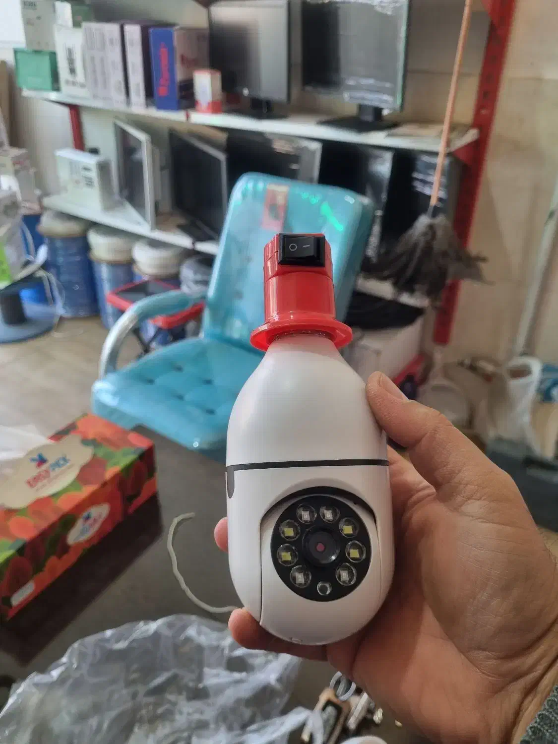 دوربین لامپی ۳۶۰ درجه چرخشی|دوربین مداربسته|میاندوآب, |دیوار