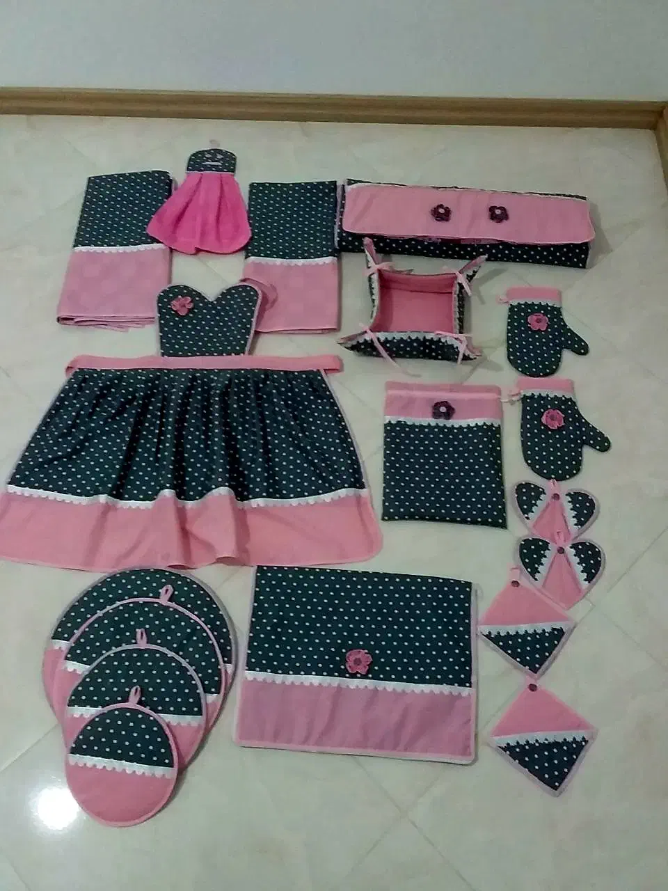 ست آشپزخونه پارچه ای|سفره، حوله، دستمال آشپزخانه|ارومیه, |دیوار