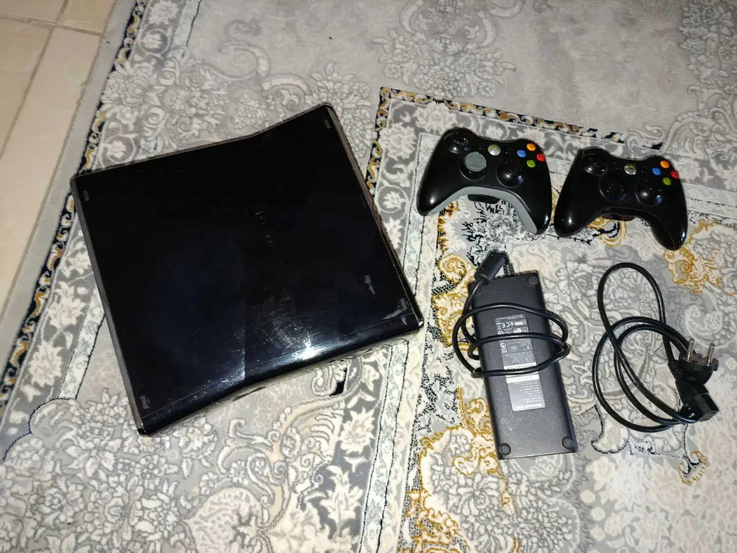 ایکس باکس 360 اسلیم کپی خور دو دسته|کنسول، بازی ویدئویی و آنلاین|قزوین, |دیوار