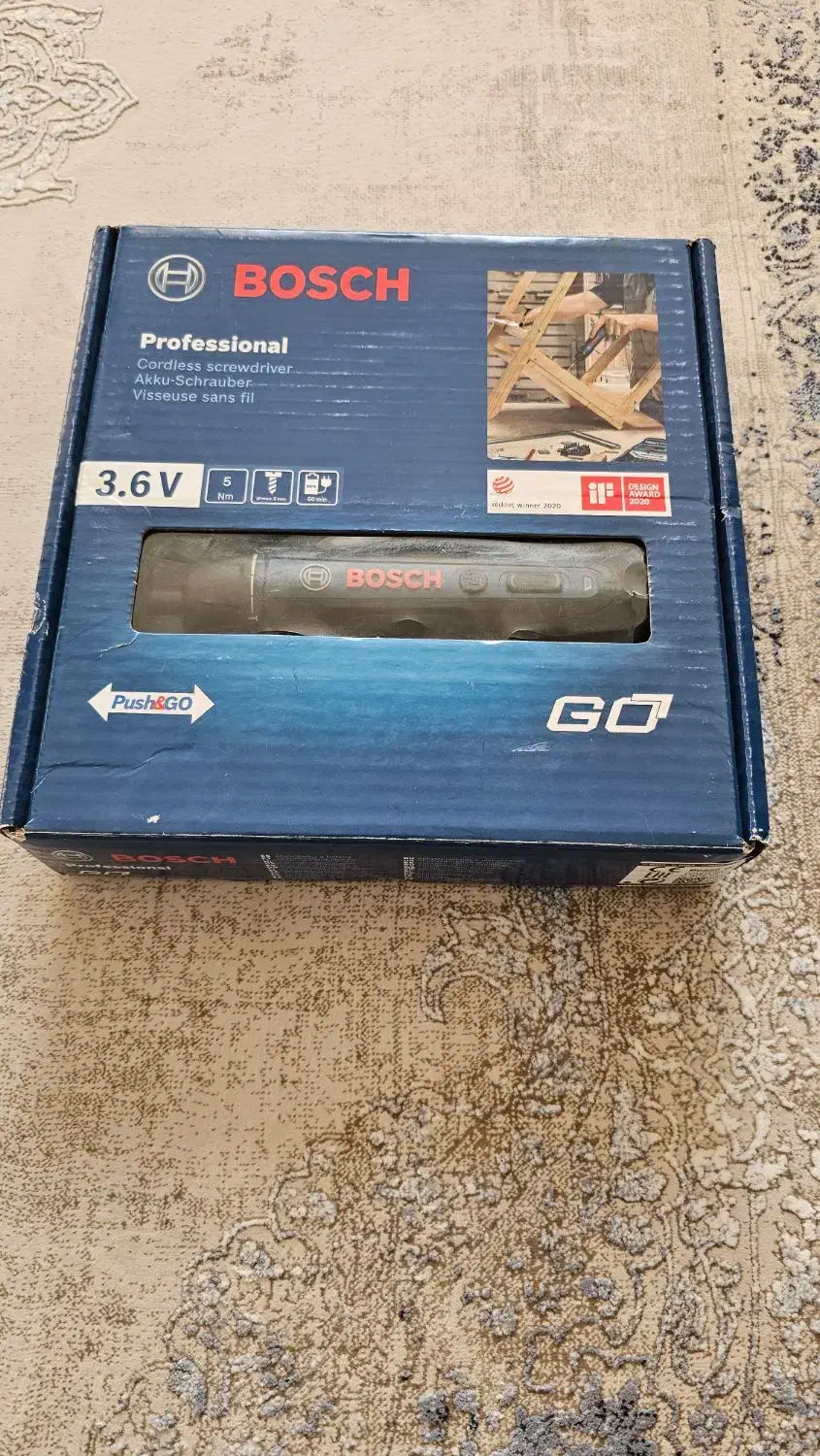 پیچ گوشتی شارژی بوش مدل Go 2|ابزارآلات|خورموج, |دیوار