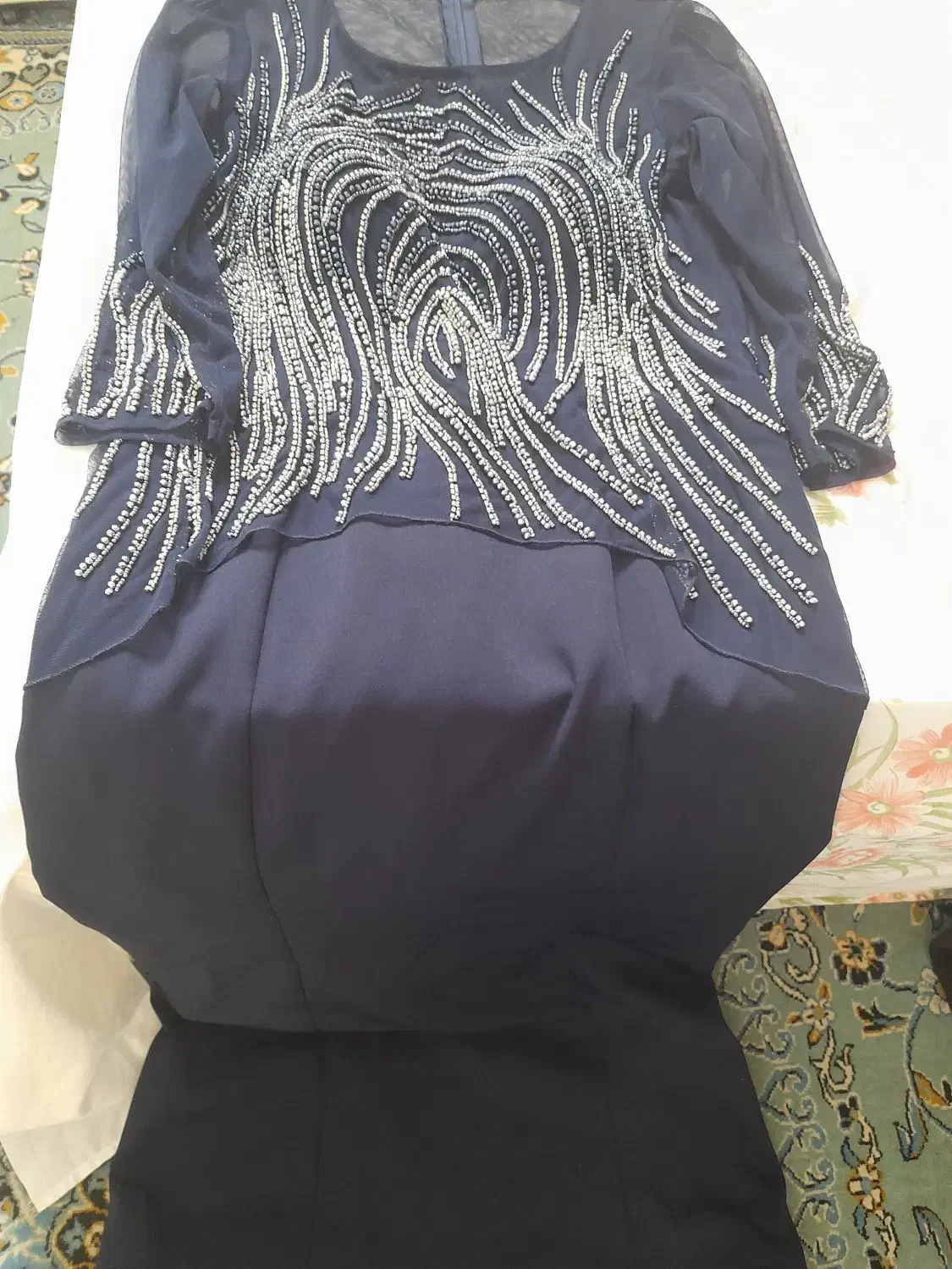 لباس مجلسی سایز۳.به سایز۴۴ تا۴۶ میخوره|لباس|پیر بکران, |دیوار