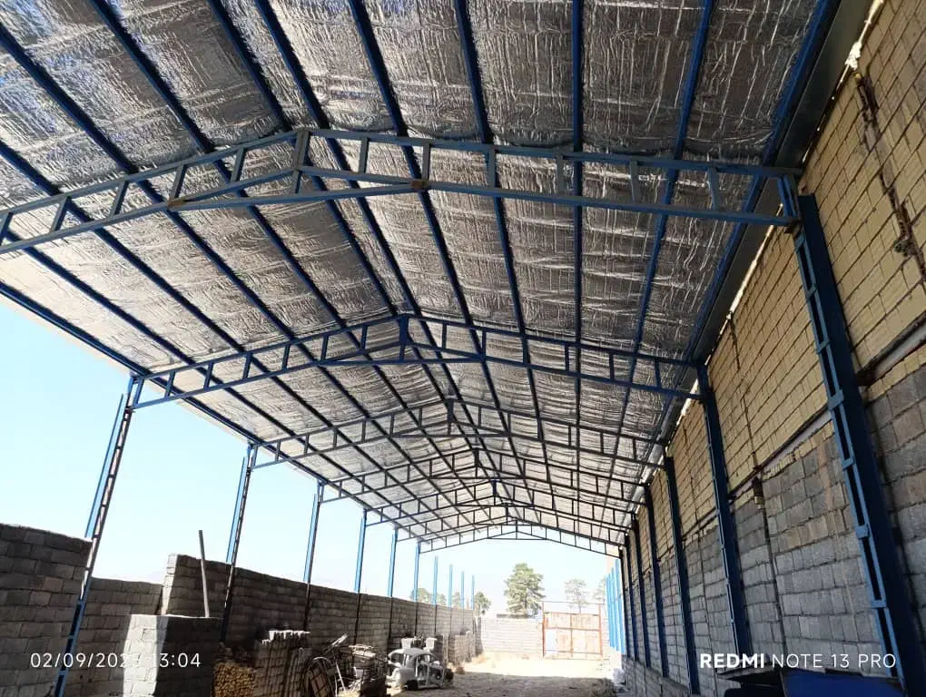 ساخت و اجرای سقف شیروانی سوله الاچیق شیروونی|عمده‌فروشی|اصفهان, آفاران|دیوار