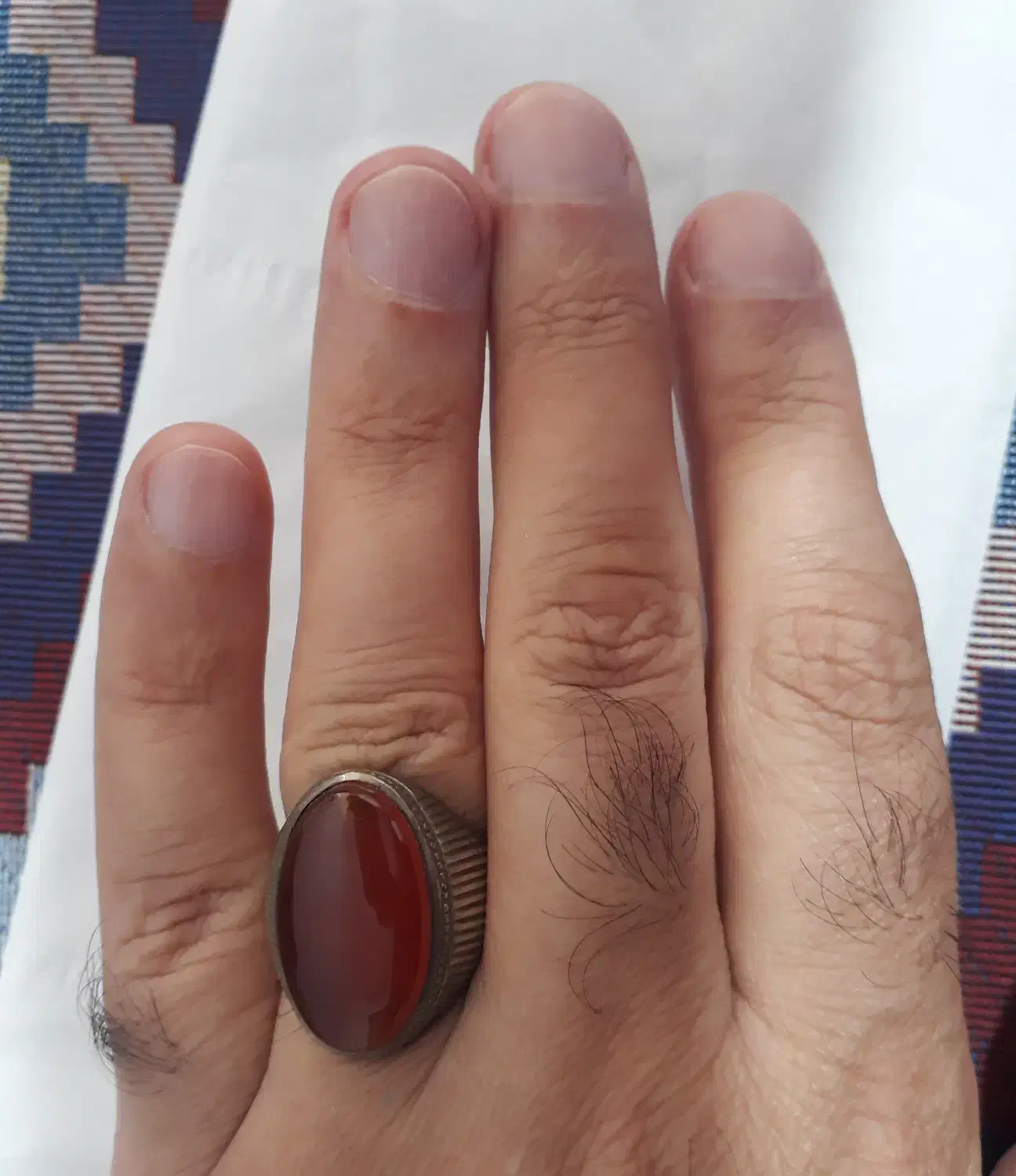 انگشتر عقیق یمن|جواهرات|خلیل آباد, |دیوار