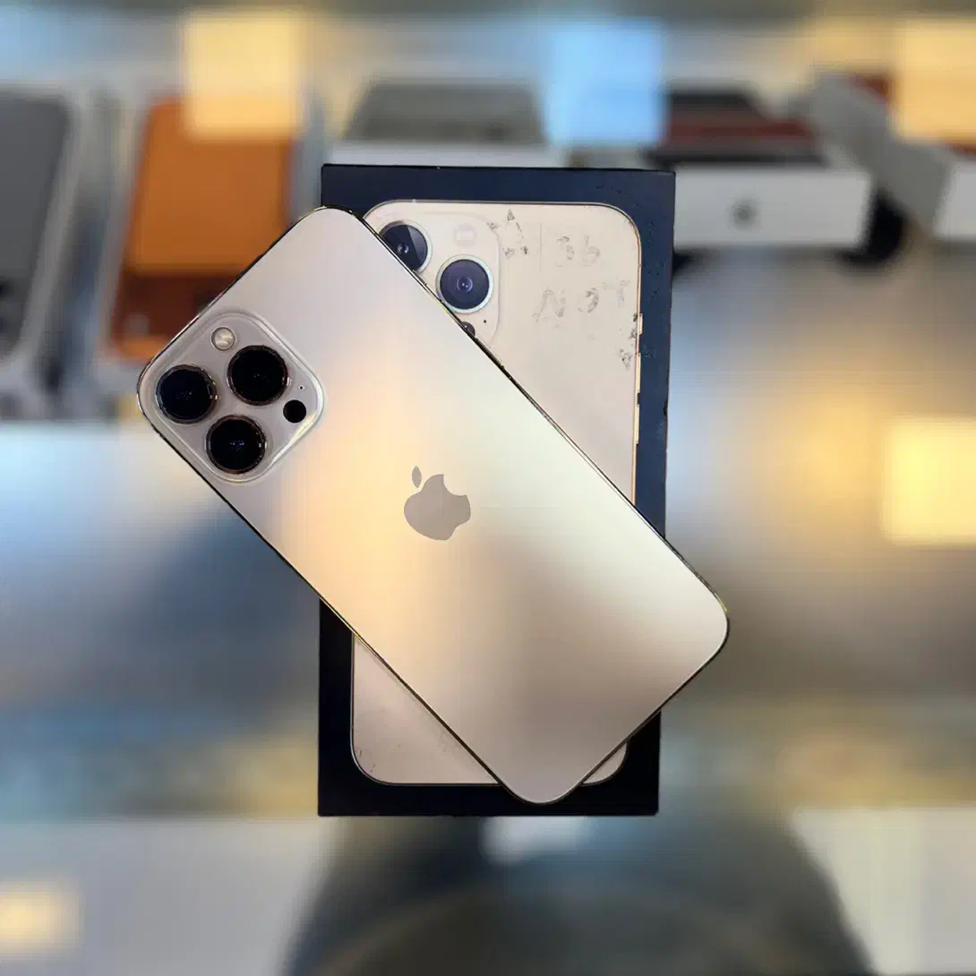 آیفون ۱۳ پرو مکس ۲۵۶ ZA طلایی باتری ۸۷٪ رجیستری|موبایل|تهران, سیمای ایران|دیوار