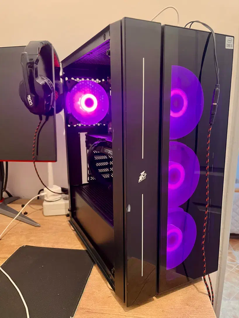 سیستم گیمینگ با مانیتور و تجهیزات|رایانه رومیزی|کرج, کیانمهر|دیوار
