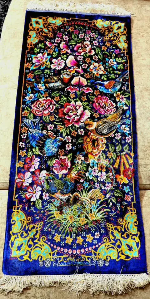 فرش تمام ابریشم قم رانر|فرش|تهران, الهیه|دیوار