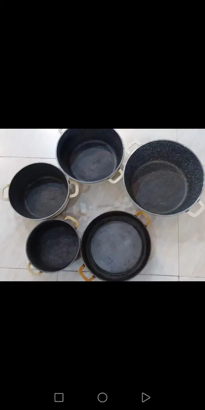 ست قابلمه تفلون گرانیت|ظروف پخت‌وپز|اهواز, فاز ۲ پادادشهر|دیوار