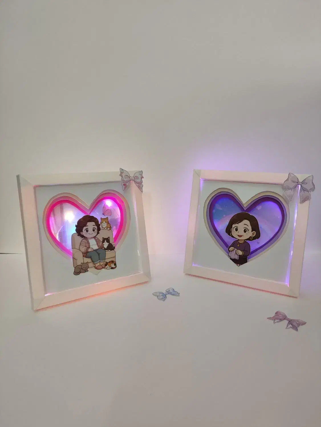 تابلو شدوباکس 3D با نورپردازی|تابلو، نقاشی، عکس|رشت, گلسار|دیوار