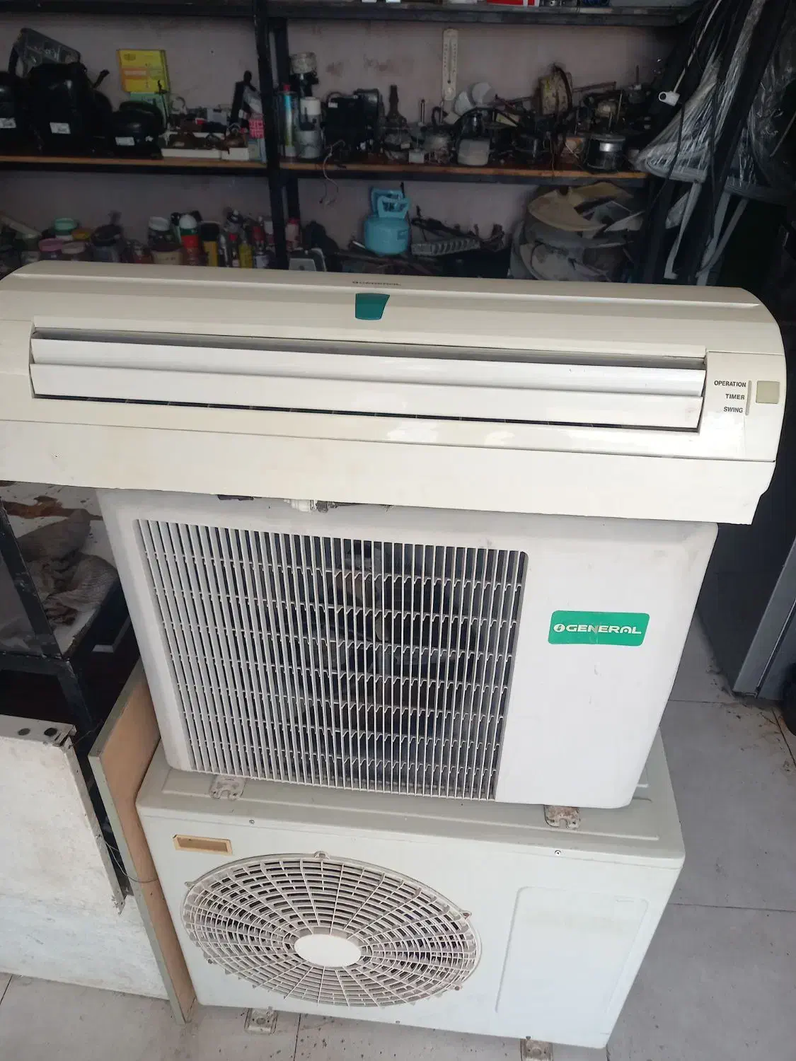 اسپیلت اوجنرال|کولر گازی و فنکوئل|کیش, |دیوار