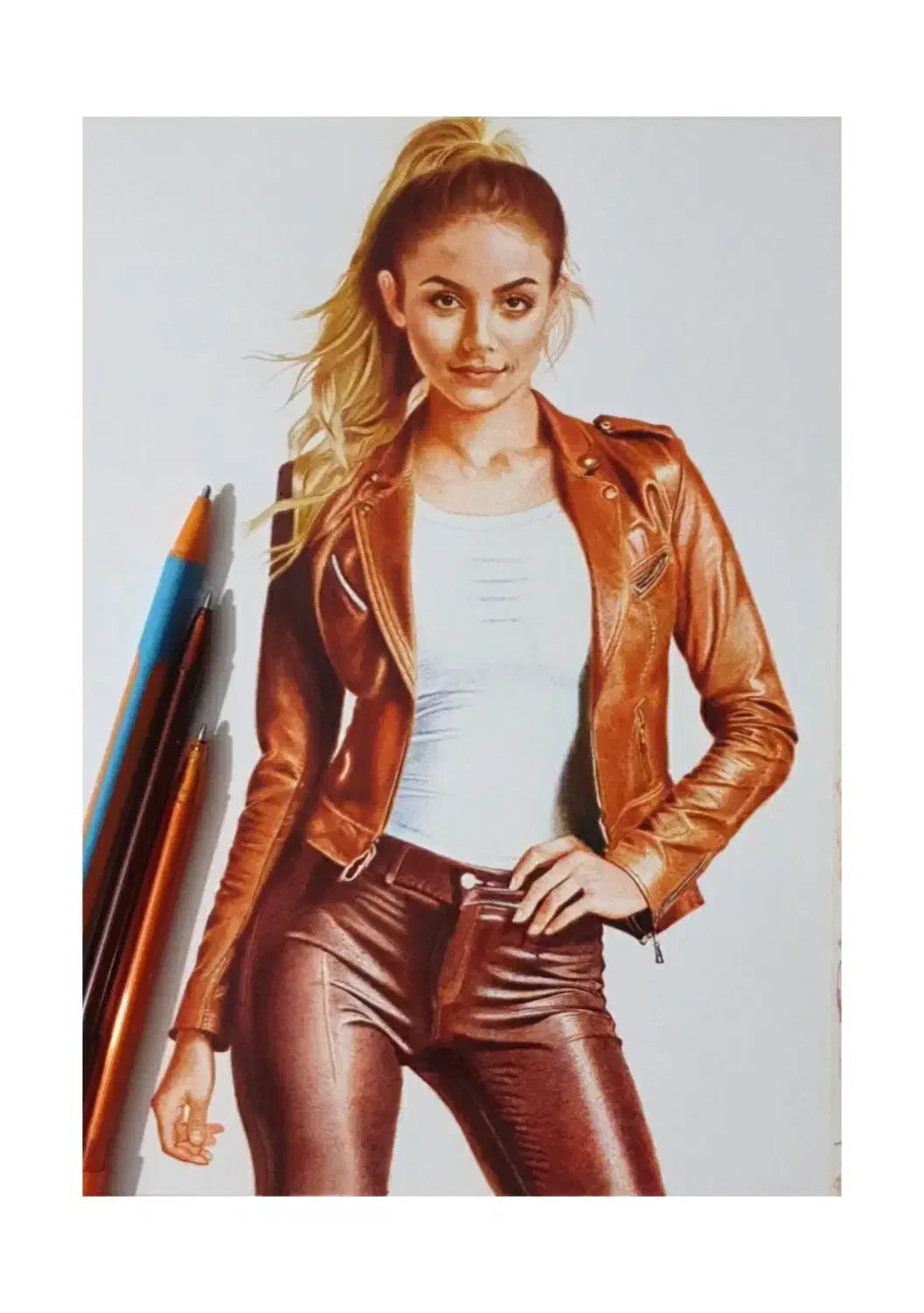 آموزش نقاشی با خودکار رنگی|خدمات آموزشی|یزد, |دیوار