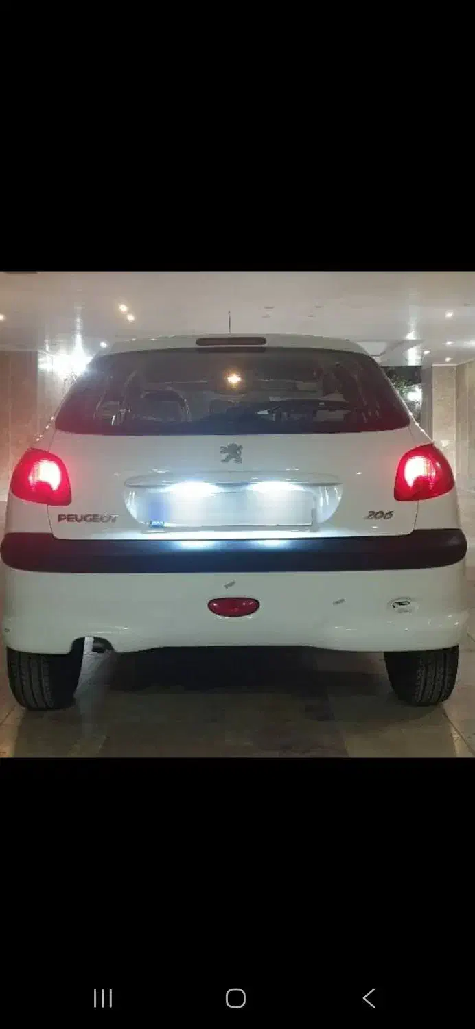 206 تیپ 2 مدل 1401 سفید|خودرو سواری و وانت|تهران, جنت‌آباد شمالی|دیوار