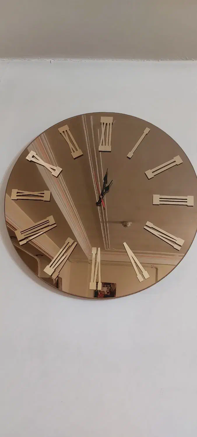 ساعت آینه ای|ساعت دیواری و تزئینی|تبریز, |دیوار