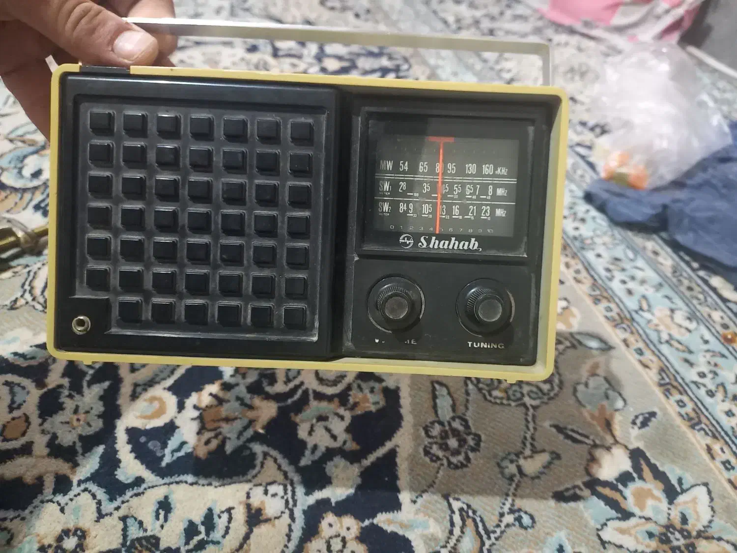 یک عدد رادیو مارک شهاب|کلکسیون اشیاء عتیقه|رامهرمز, |دیوار