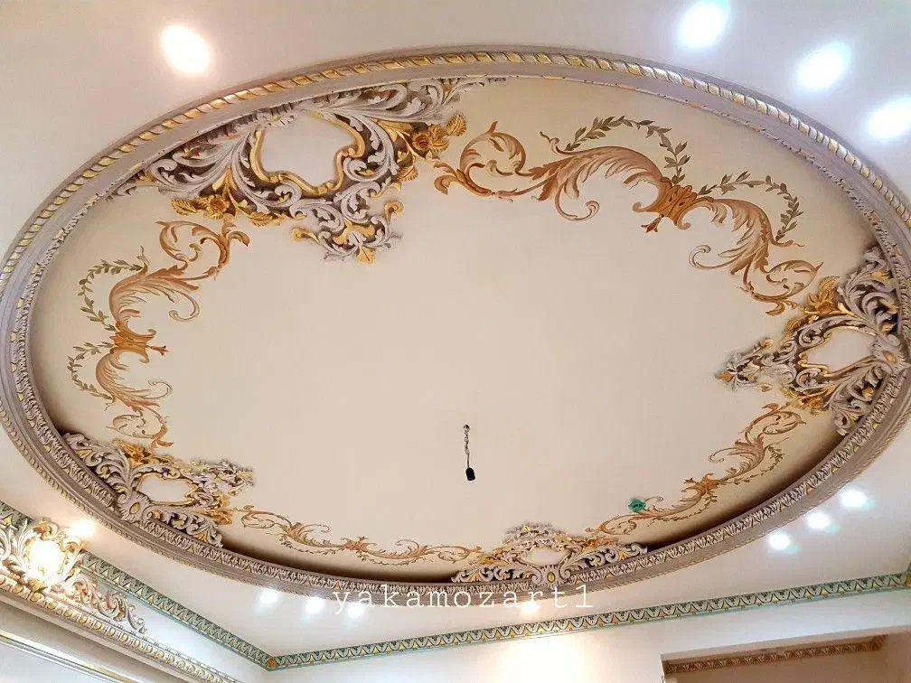 تزئینات نقاشی ساختمان کاغذ دیواری کناف|خدمات پیشه و مهارت|قم, ولیعصر|دیوار