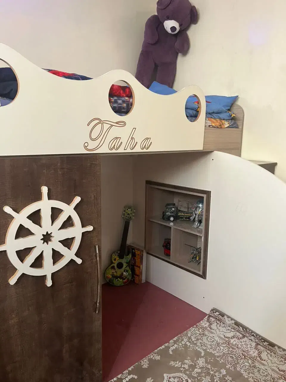 تخت ۲ طبقه جوان|تخت و سرویس خواب|تبریز, |دیوار