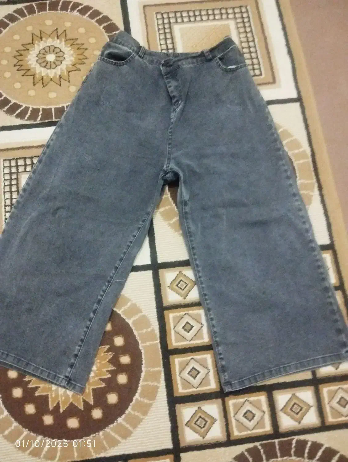 شلوار جدید واید بگ سایز۴۶تا ۴۸ قد90|لباس|نسیم‌شهر, |دیوار