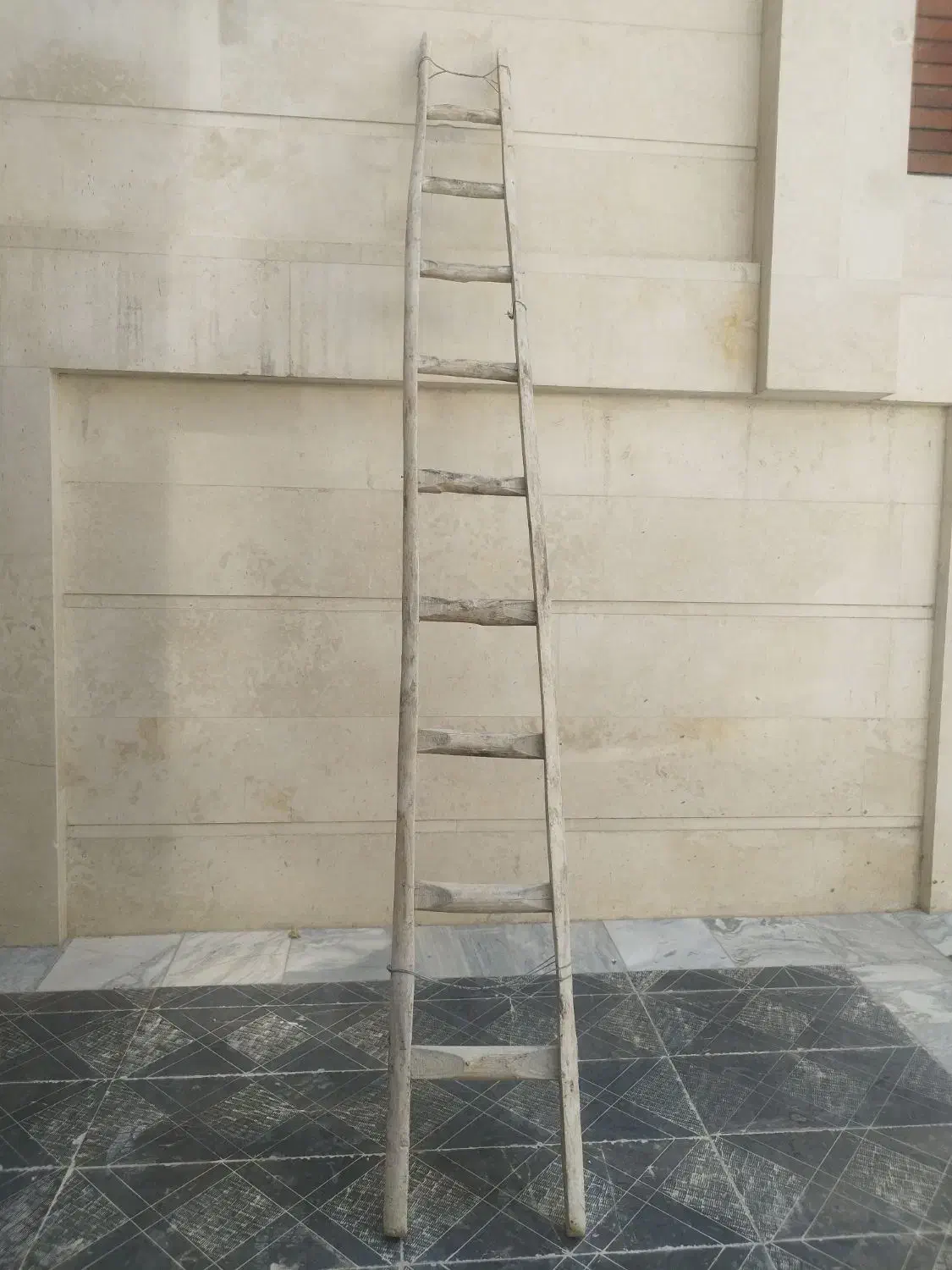 نردبان چوبی 4 متری در حد نو|ابزارآلات|کرج, شهرک بنفشه|دیوار