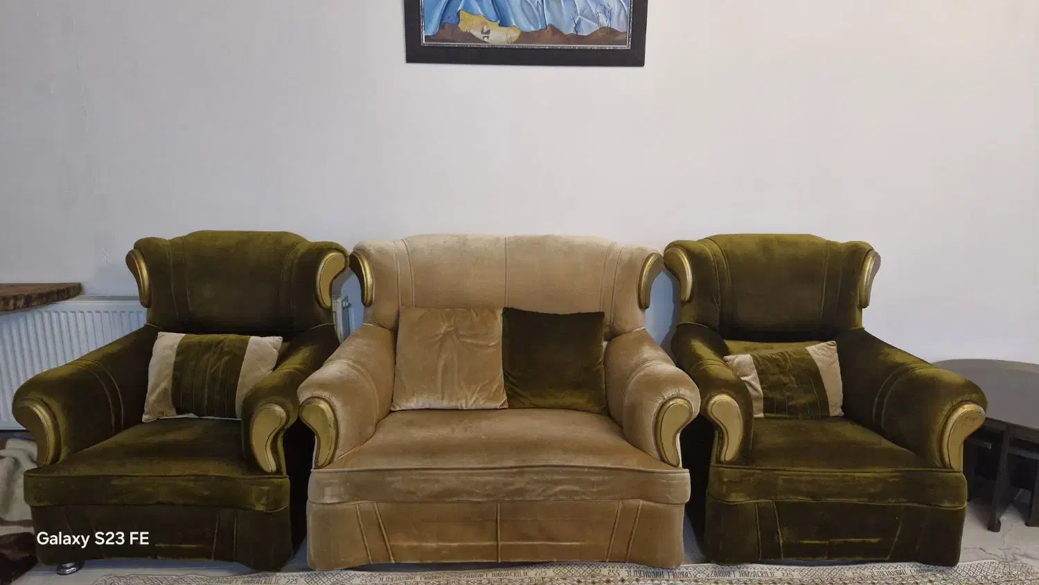 مبل ۷ نفره همراه با جلو مبلی|مبلمان خانگی و میز عسلی|سبزوار, فرهنگیان|دیوار