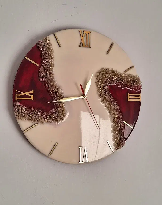 ساعت دیواری رزینی|ساعت دیواری و تزئینی|چالوس, |دیوار