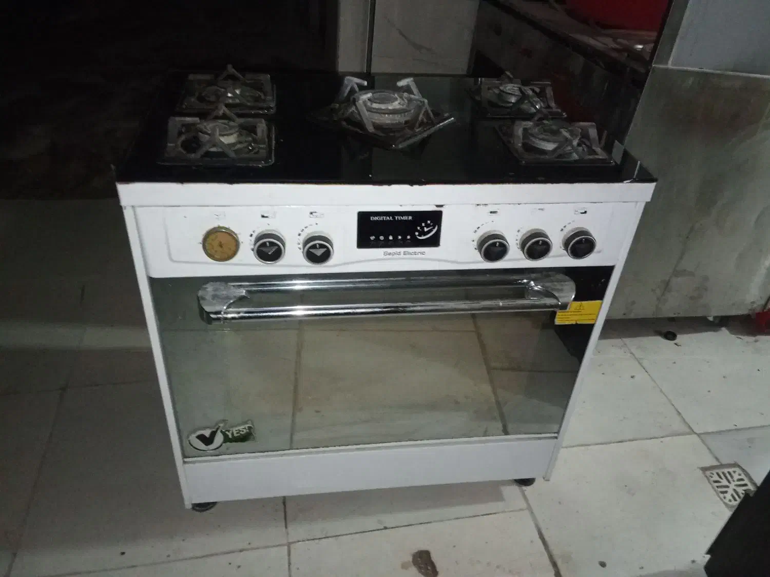 گاز صفحه ای ۵ شعله|اجاق گاز و لوازم برقی پختوپز|رامهرمز, |دیوار