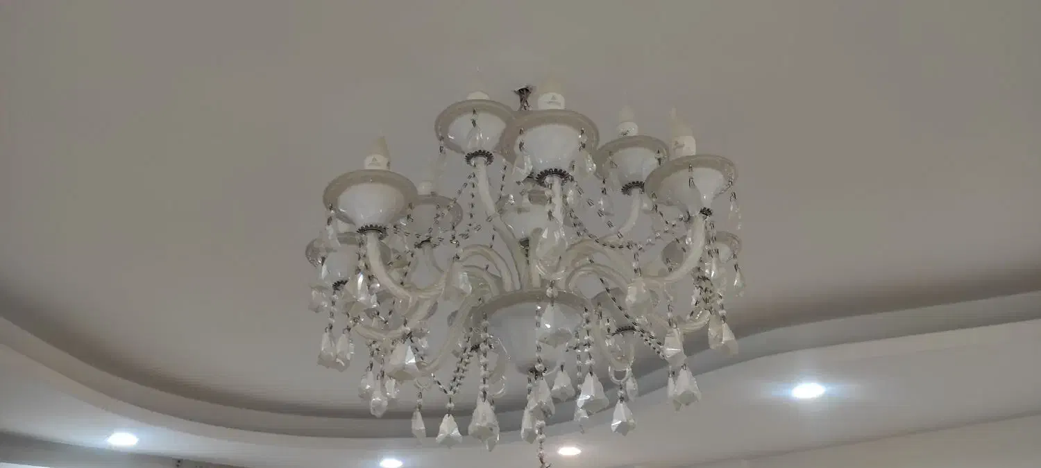 لوستر پذیرایی ،بدون هیچ گونه خرابی|لوستر و چراغ آویز|جم, |دیوار