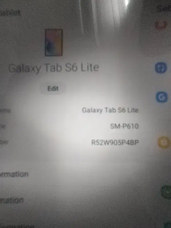 تلبت10.4اینچ سامسونگ Galaxy Tab s6 Lite|تبلت|کرمان, |دیوار