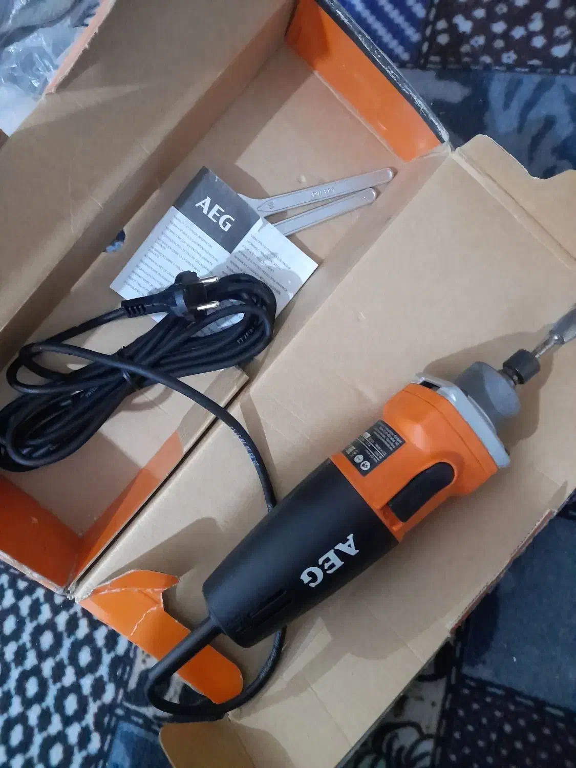 سنگ انگشتی AEG فروش فوری ۸و۵۰۰|ابزارآلات|ایذه, |دیوار