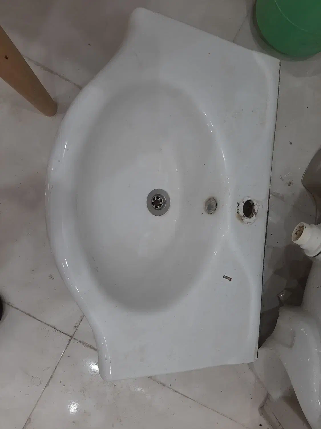 سنگ روشویی بدونه پایه ۲ عدد|لوازم سرویس بهداشتی|اهواز, ۲۰۰۰واحدی|دیوار