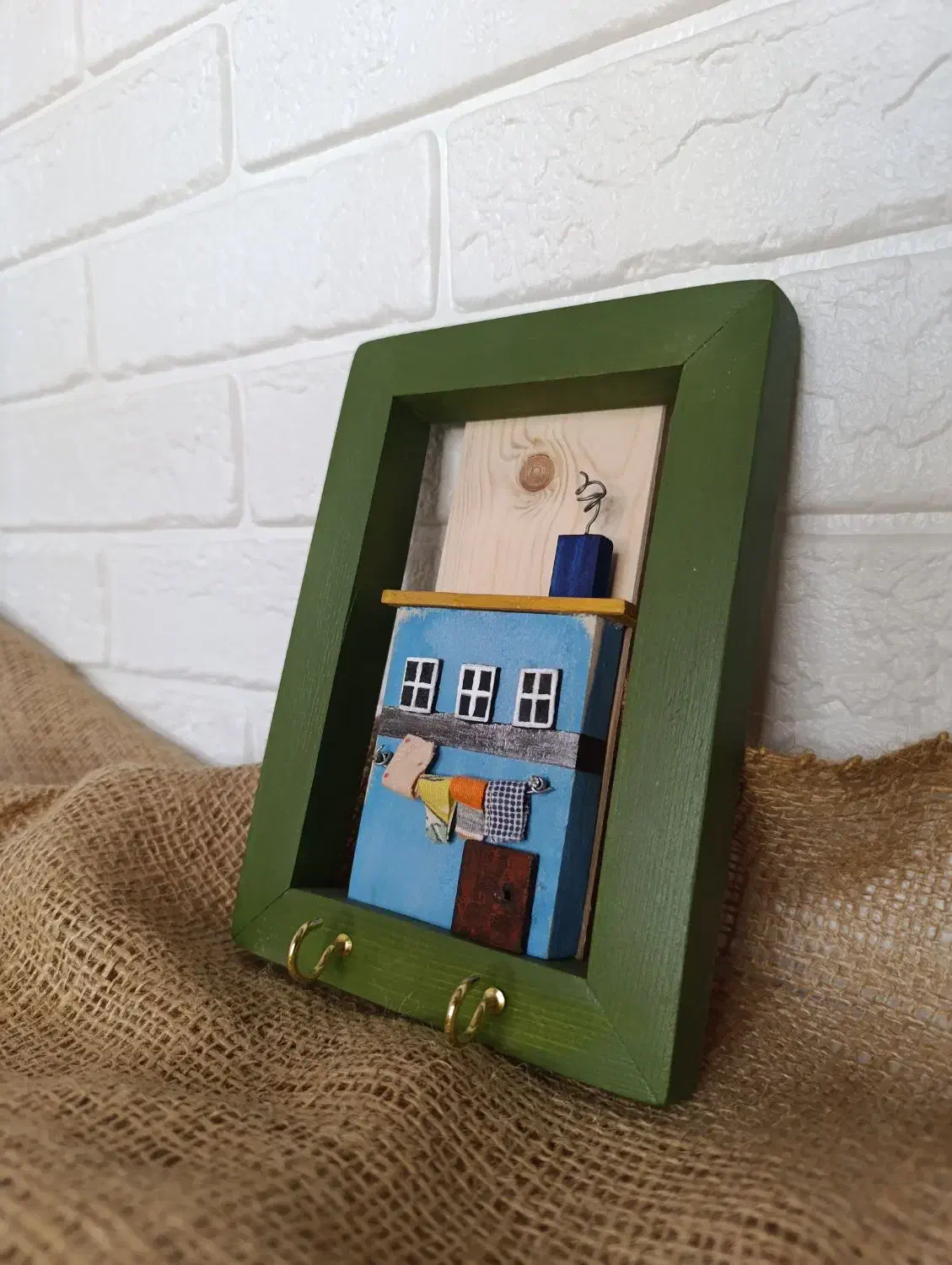 جاکلیدی دستساز مدل خانه های رنگی|صنایع دستی و سایر لوازم تزئینی|بندر انزلی, استادیوم|دیوار