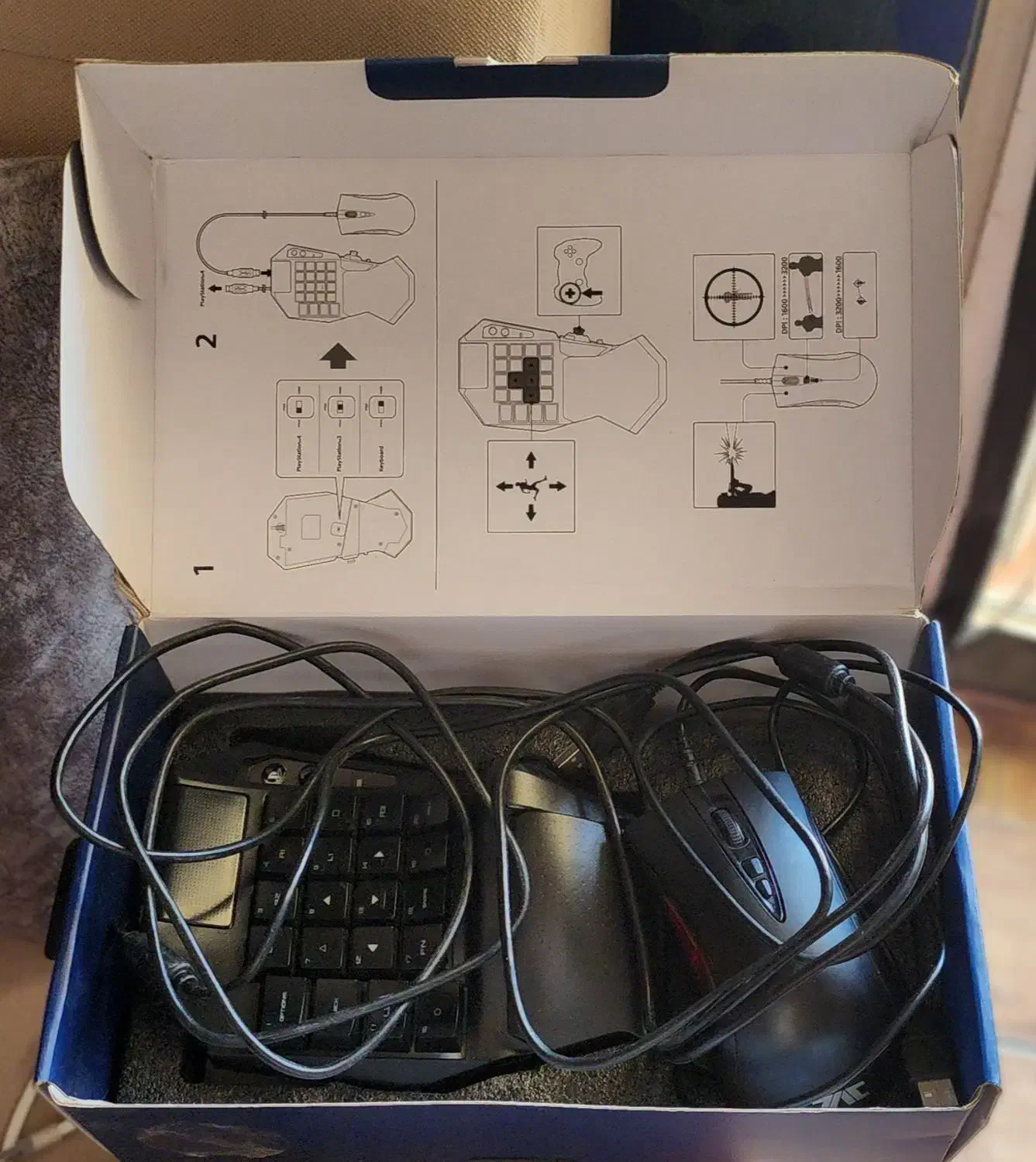 کیبورد و ماوس گیمینگ Hori برای PS4/PS3|کنسول، بازی ویدئویی و آنلاین|شیراز, ابیوردی|دیوار