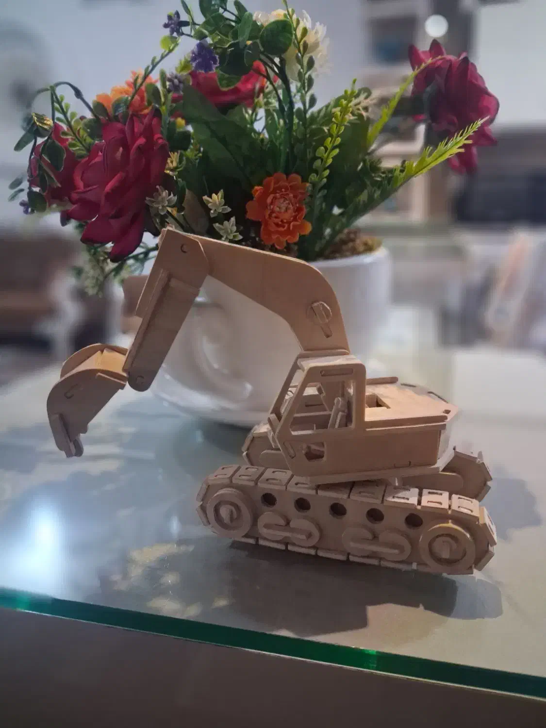 بیل مکانیکی چوبی|اسباببازی|ورزنه, |دیوار