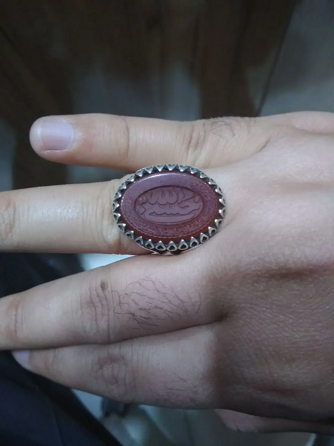 انگشتر نقره عقیق خراسانی|جواهرات|بیرجند, |دیوار