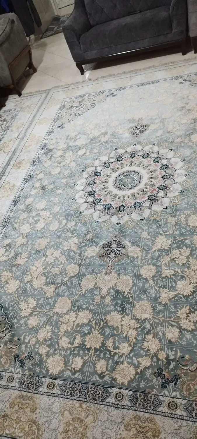 دوتخته فرش 9متری گل برجسته|فرش|اصفهان, بهرامآباد|دیوار