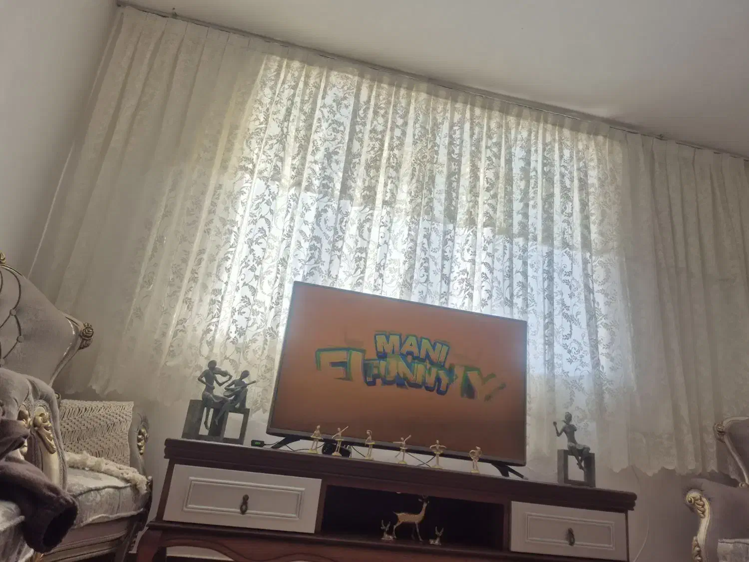 پرده سالن|پرده، رانر، رومیزی|بروجرد, |دیوار