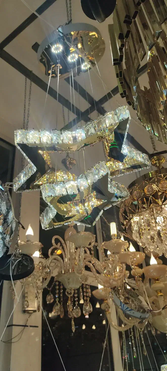 لوستر های ال ای دی جدید سه حالته زیر قیمت|لوستر و چراغ آویز|اهر, |دیوار