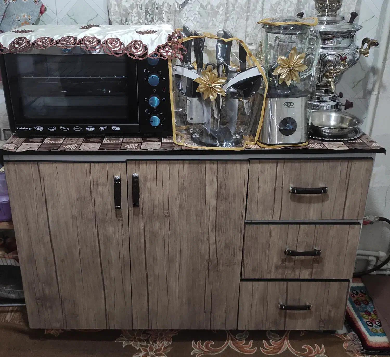 کابینت|آبچکان و نظمدهنده ظروف|کرمانشاه, |دیوار