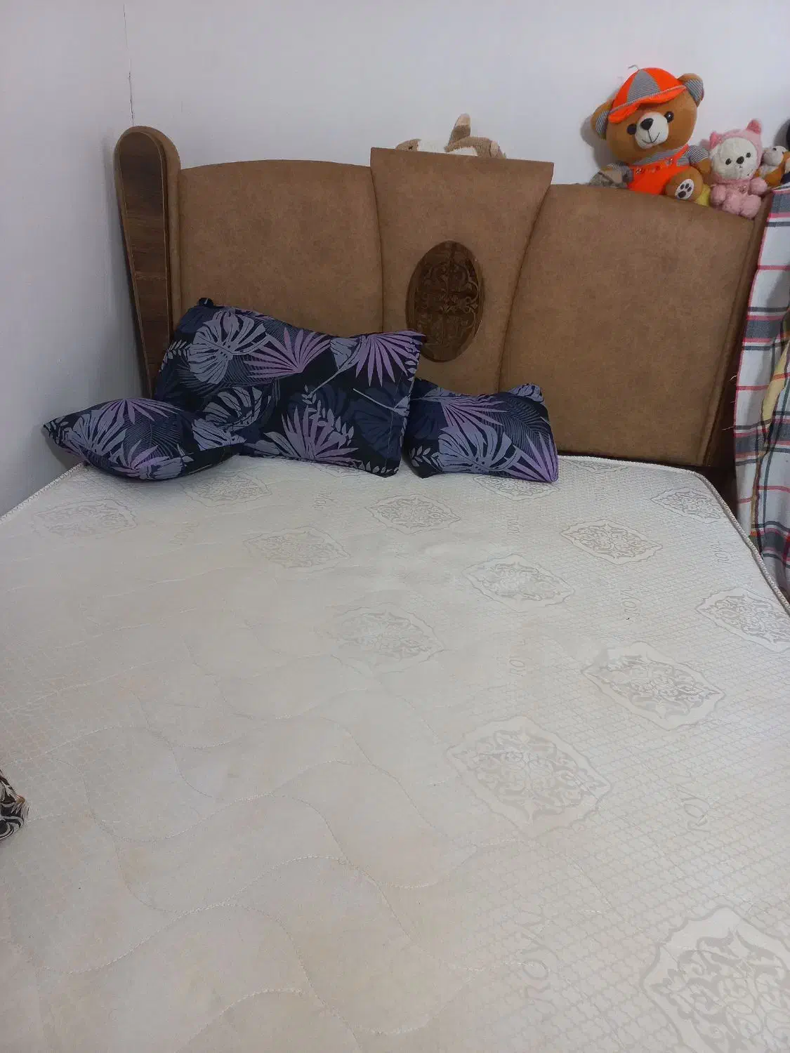 تخت دونفره با تشک|تخت و سرویس خواب|آزادشهر, |دیوار