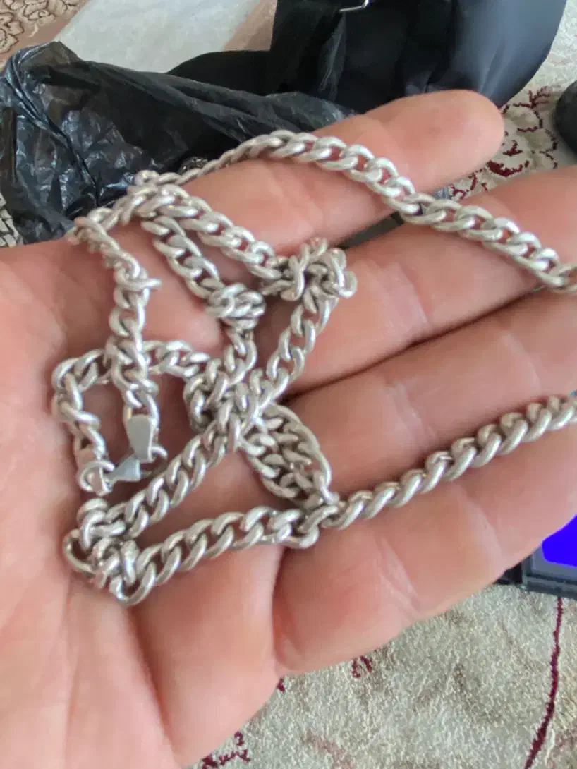 زنجیر کارتیر نقره|جواهرات|یزد, |دیوار