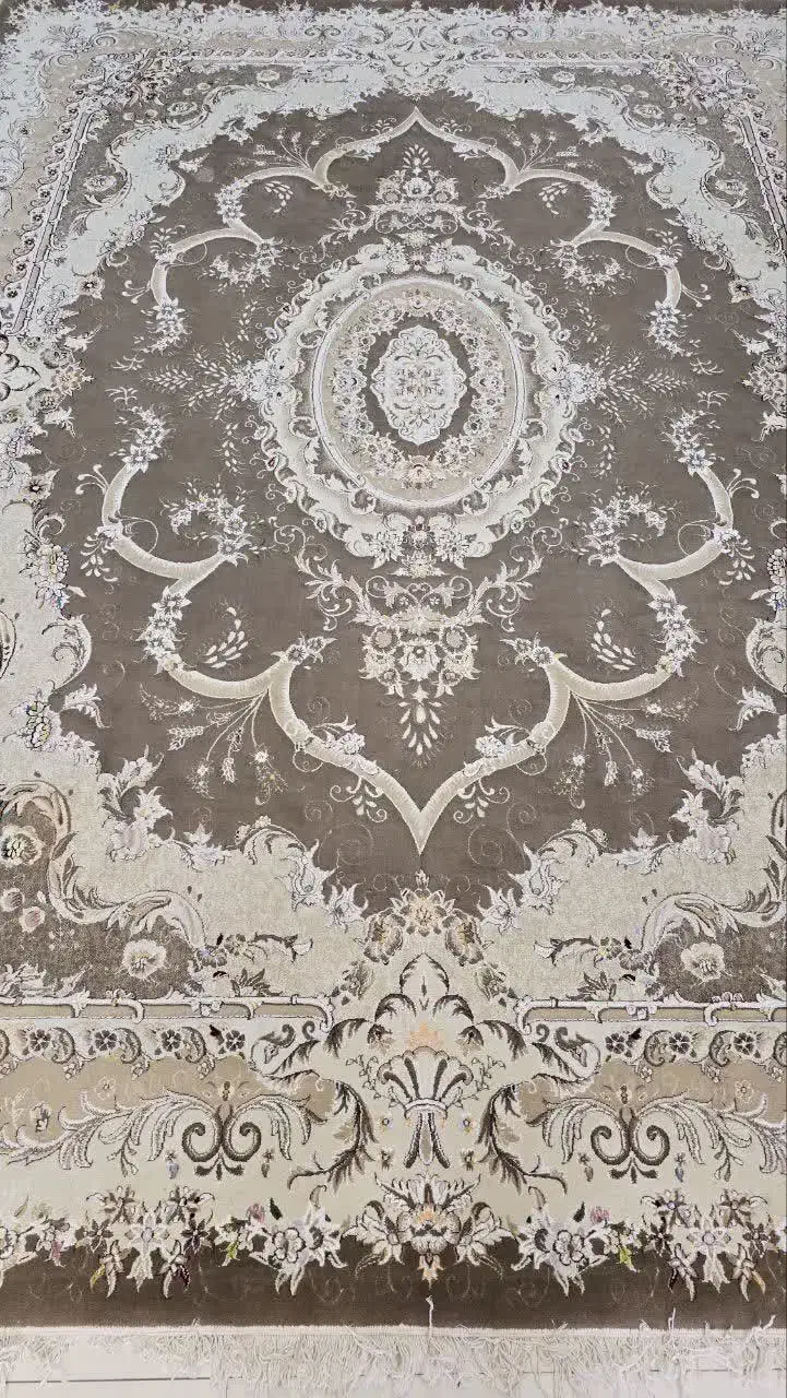 دو تخته فرش12متری کرم گردویی|فرش|ایلام, |دیوار