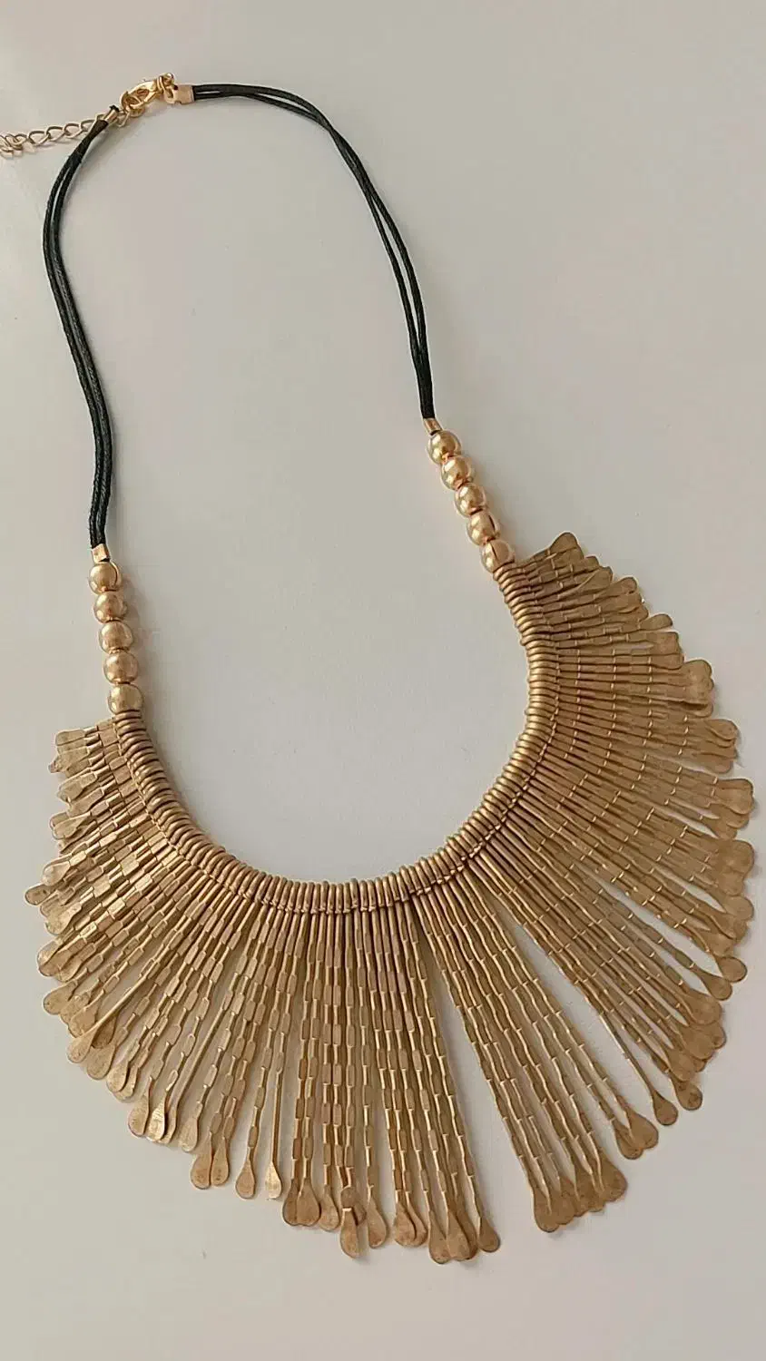 گردنبند هندی مدل سرخپوستی برنجی رنگ ثابت|بدلیجات|رشت, بلوار گیلان|دیوار