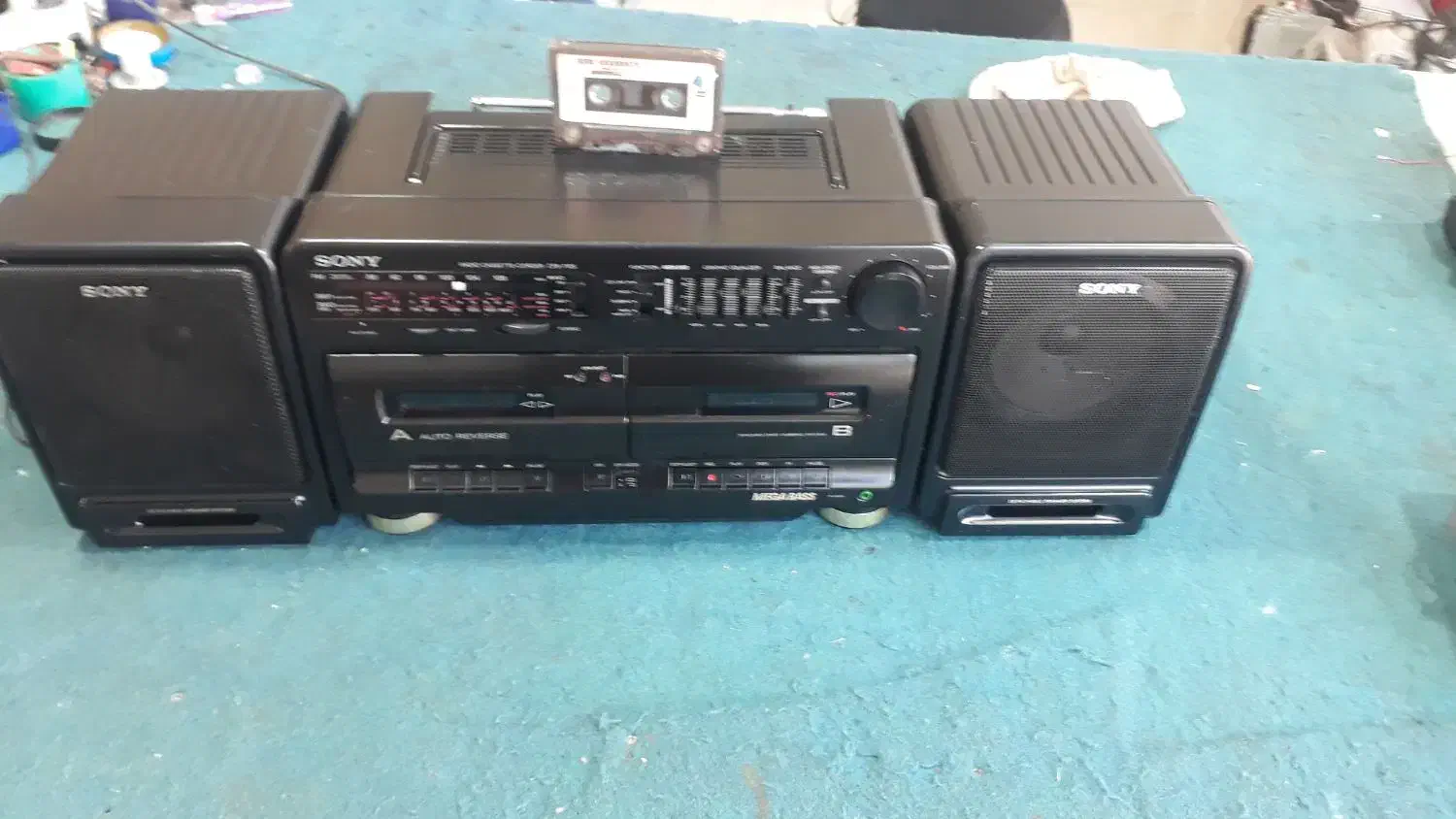 رادیو ضبط دولب سونیcfs710 sبدون ایراد|سیستم صوتی خانگی|ارومیه, |دیوار