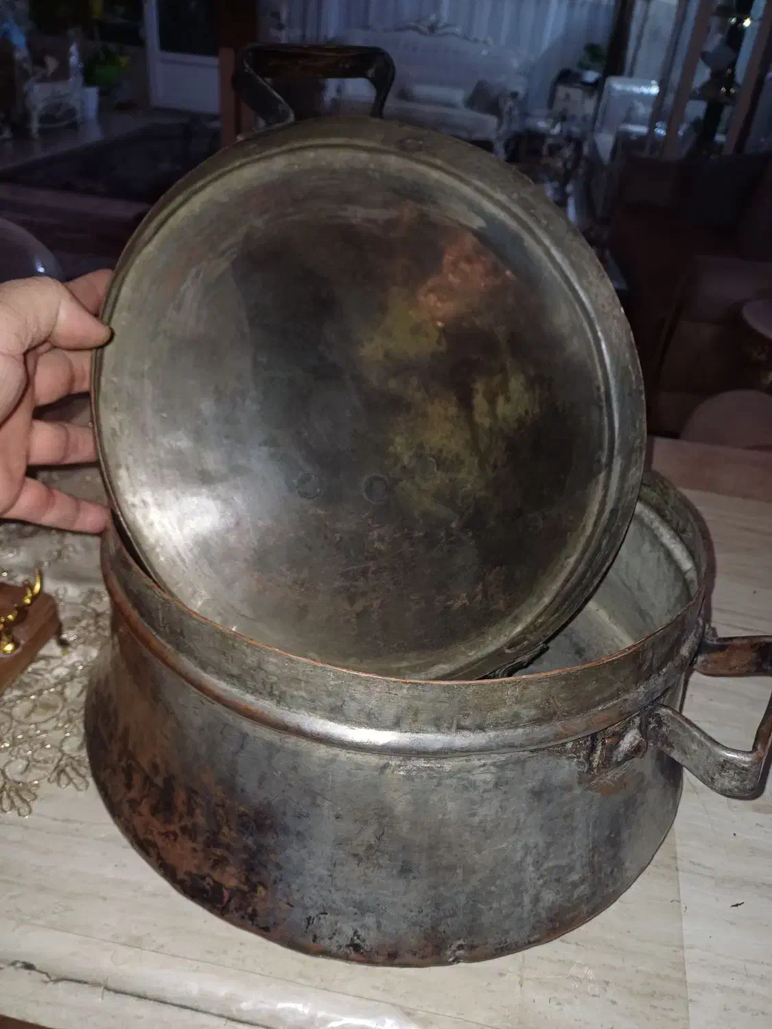 دیگ مسی ۲۰نفره|ظروف پختوپز|چناران, |دیوار