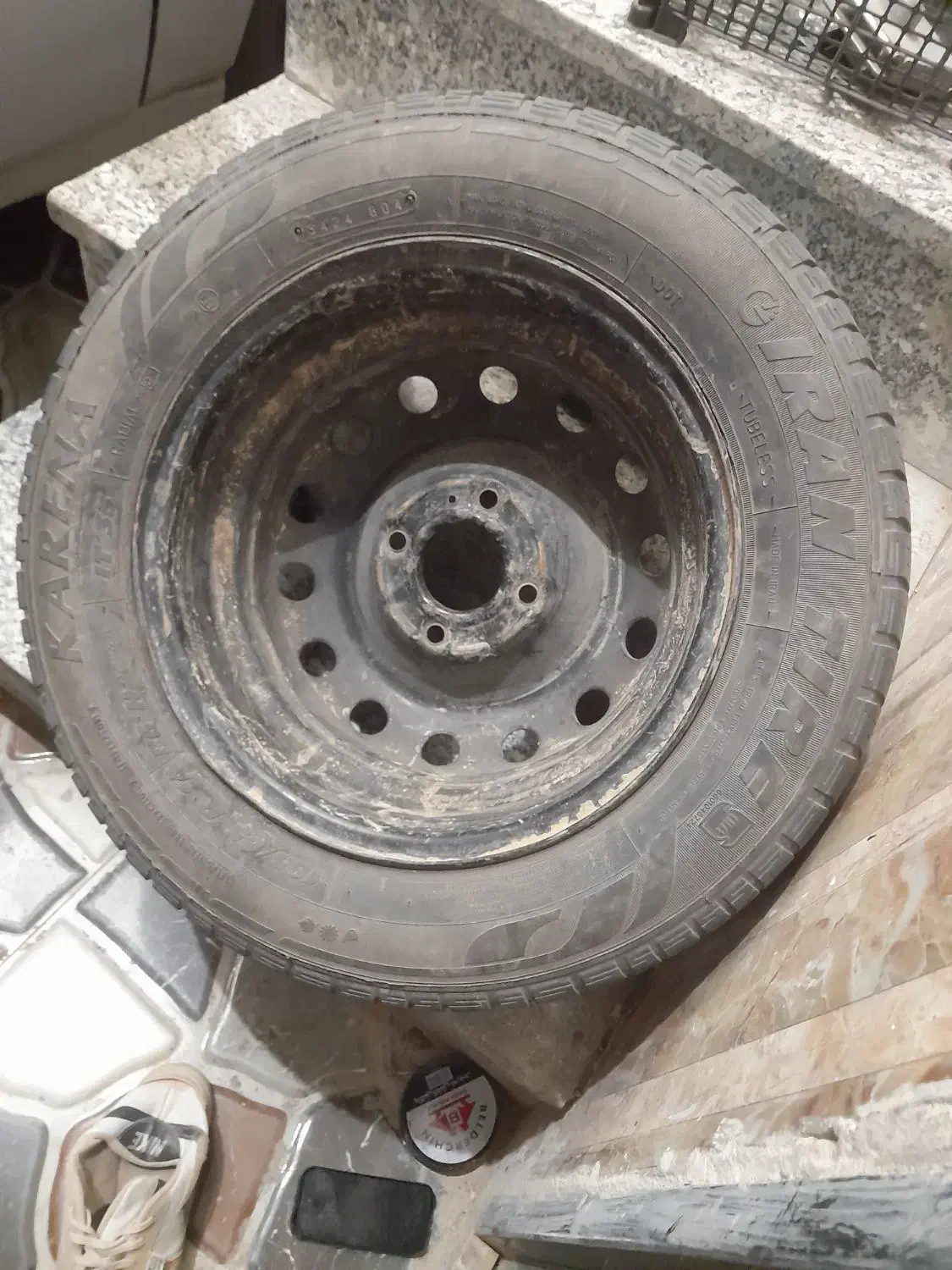 باطری و زاپاس و جک رادیات چراغ سمند و لاستیک|قطعات یدکی و لوازم جانبی|بیرجند, |دیوار