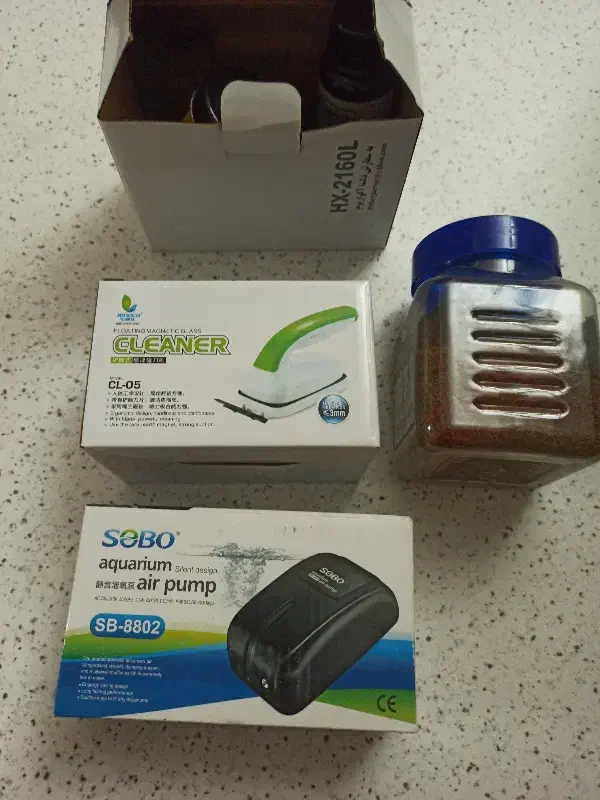 آکواریوم کاملا نو و تمیز با همه ی تجهیزات|ماهی|کرج, اخگرآباد|دیوار